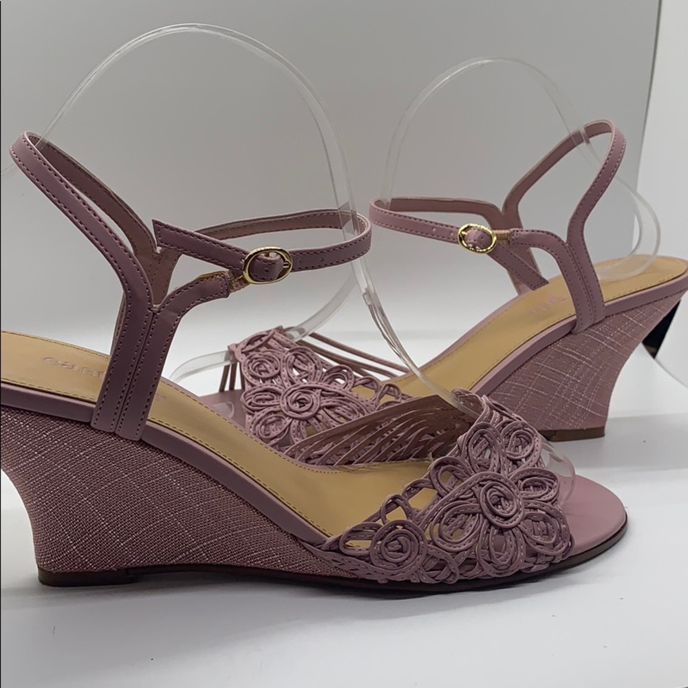 East 5th Flower Sandal Wedge